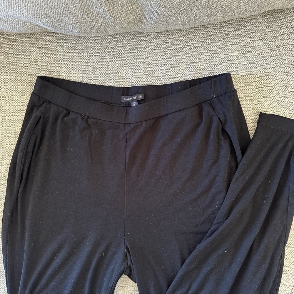 Eileen Fisher Women’s Black‎ Crepe Pants Size Medium